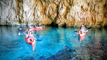 Espagne Costa Blanca Jávea – Kayak guidé depuis Playa de la Granadella