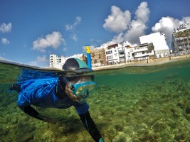 Spain Gran Canaria – Las Canteras beach first snorkel experience