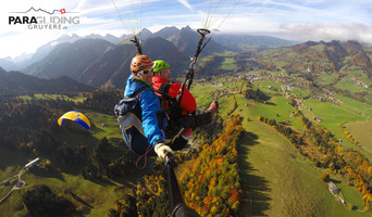 Schweiz Gruyère – Tandem-Gleitschirm-Schnupperflug 1h00
